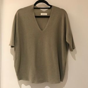 Oak + Fort Green Short Sleeve Sweater